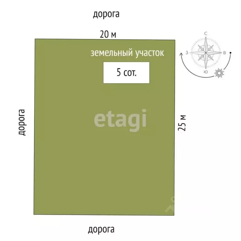 Участок в Ростовская область, Аксайский район, Рассветовское с/пос, ... - Фото 2