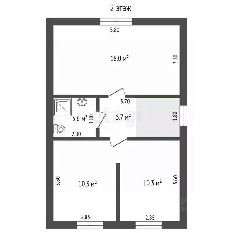 Дом в Тюменская область, Тюменский муниципальный округ, д. Решетникова ... - Фото 2