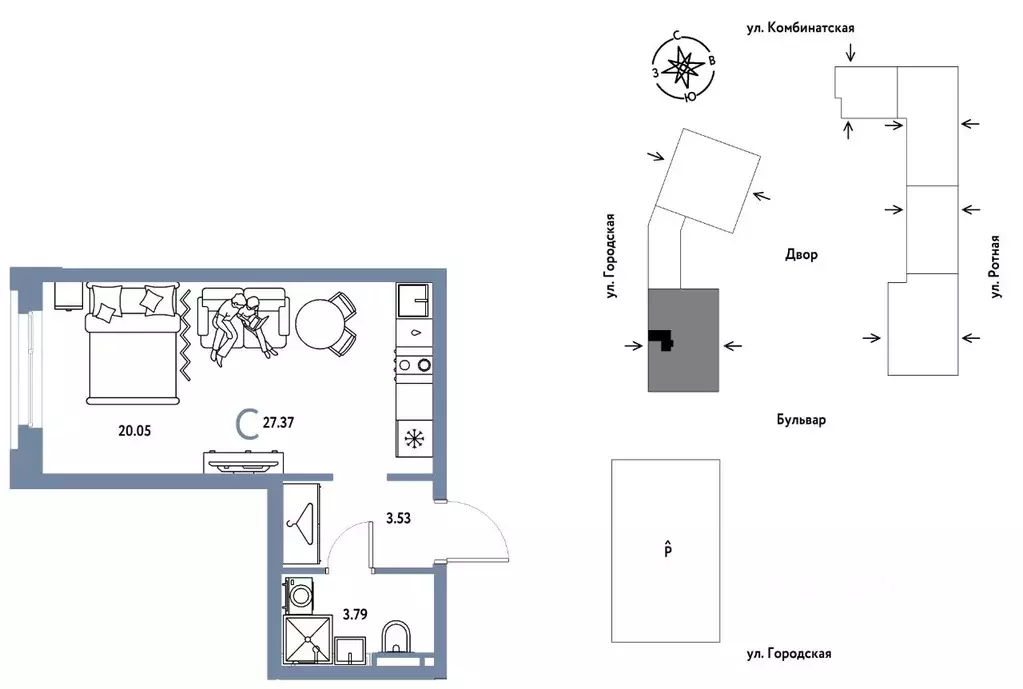 Студия Свердловская область, Екатеринбург муниципальное образование, ... - Фото 1