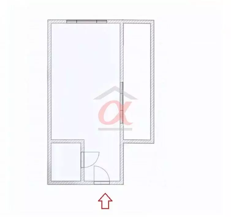 1-к кв. Кемеровская область, Кемерово ул. Федоровского, 26 (22.5 м) - Фото 1