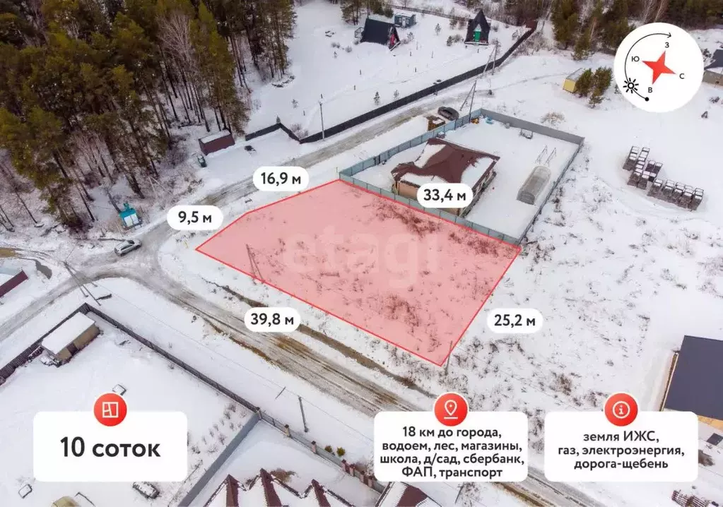 Участок в Тюменская область, Тюменский муниципальный округ, с. ... - Фото 1