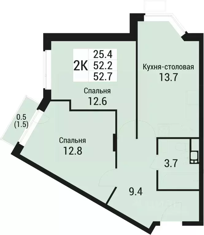 2-к кв. Московская область, Люберцы городской округ, Малаховка пгт Дом ... - Фото 0