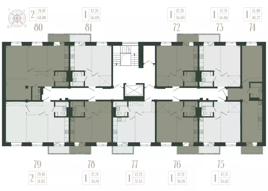 2-к кв. Иркутская область, Иркутский муниципальный округ, с. Мамоны ... - Фото 2