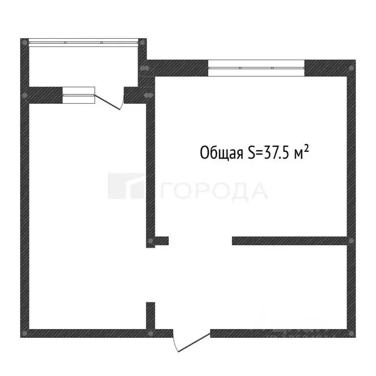 1-к кв. Алтайский край, Барнаул ул. 65 лет Победы, 9 (37.5 м) - Фото 2