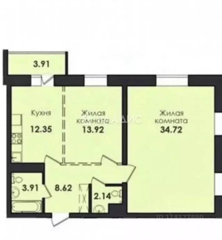 3-к кв. Иркутская область, Иркутск ул. Якоби, 16 (79.6 м) - Фото 1