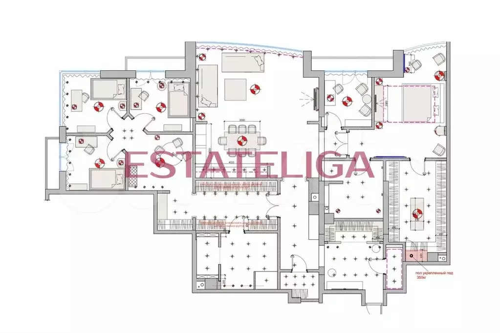4-к. квартира, 220 м, 7/31 эт. - Фото 0