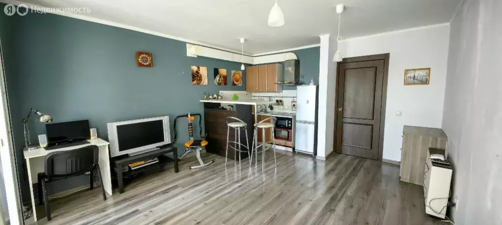 Квартира-студия: село Миловка, Спортивная улица, 1 (26.5 м) - Фото 1