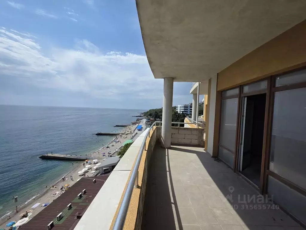 1-к кв. Крым, Ялта городской округ, Кореиз пгт ул. Прибрежная, 1А ... - Фото 1