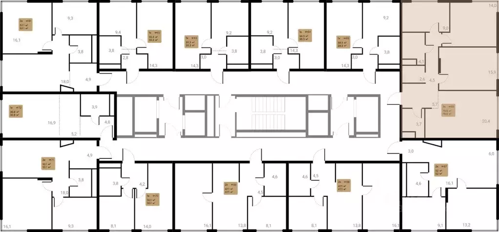 3-к кв. Московская область, Химки Лесная Коллекция жилой комплекс ... - Фото 2