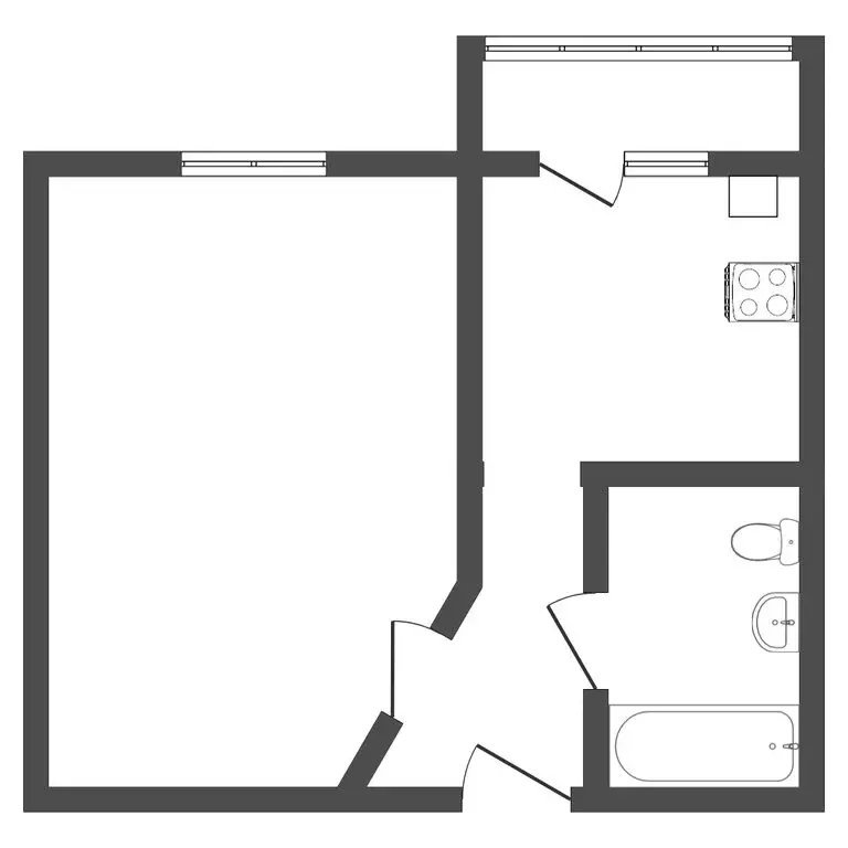 1-комнатная квартира: Ставрополь, улица Доваторцев, 90к1 (44 м) - Фото 1