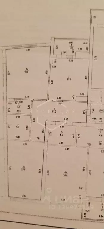 2-к кв. Калининградская область, Калининград проезд Крымский, 2 (66.5 ... - Фото 2