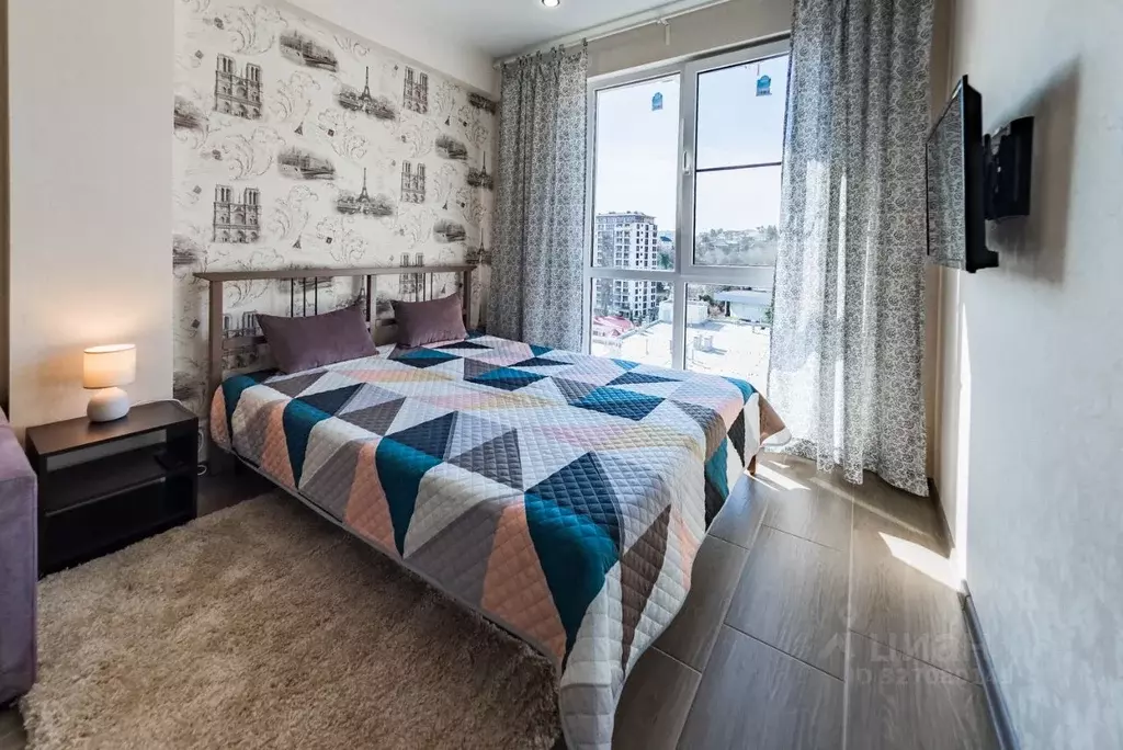 1-к кв. Краснодарский край, Сочи Мамайка мкр, ул. Волжская, 30/1 (35.0 ... - Фото 1