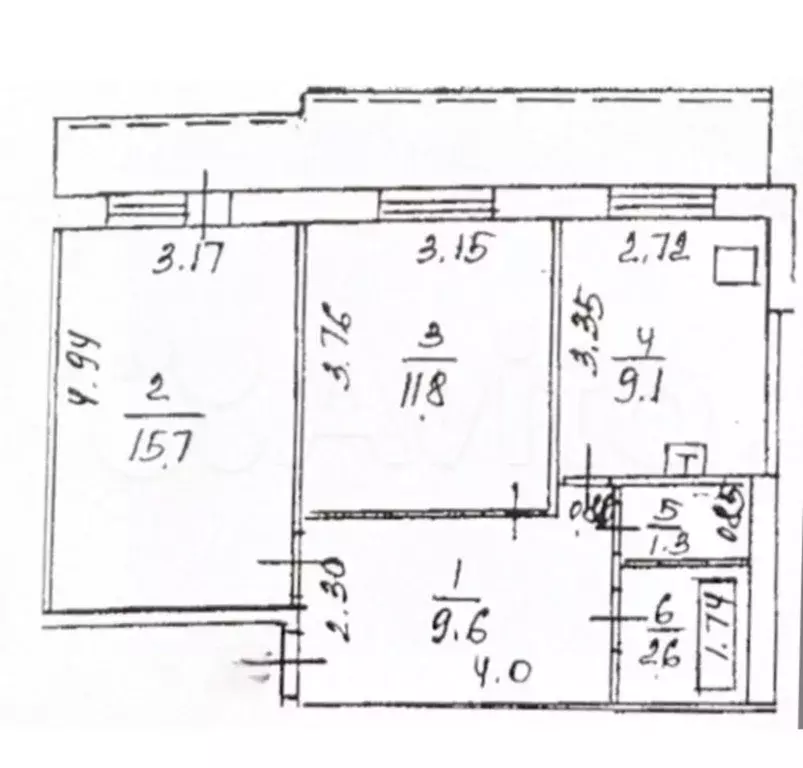 2-к кв. Башкортостан, Уфа ул. Менделеева, 118/1 (50.1 м) - Фото 2