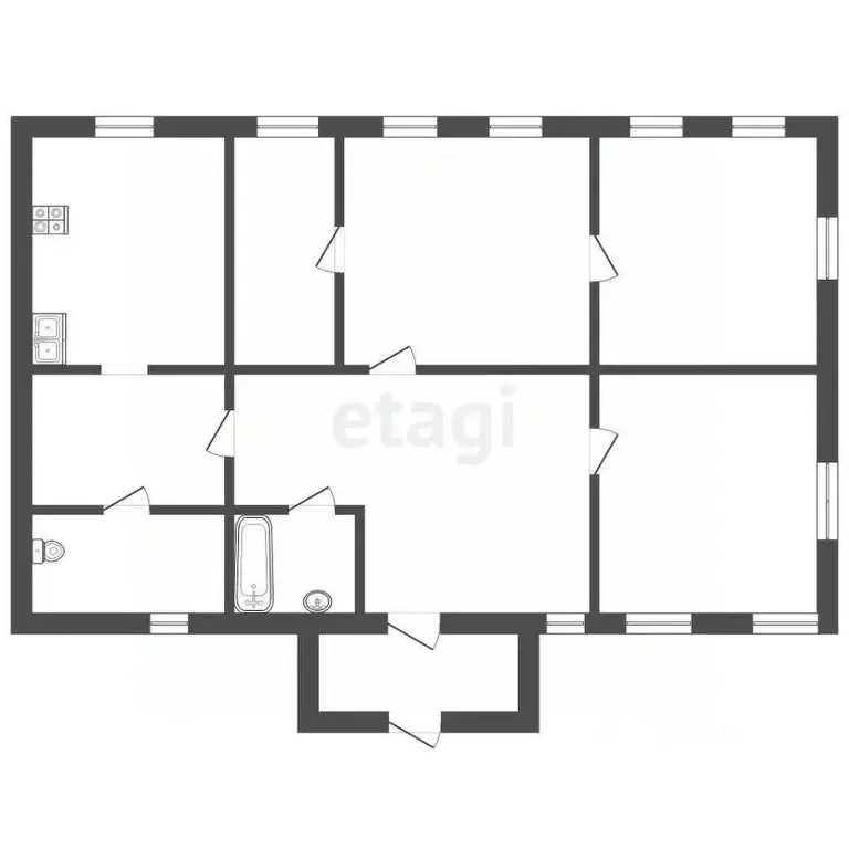 Дом в Нижегородская область, Навашино Лесная ул., 1 (90 м) - Фото 1
