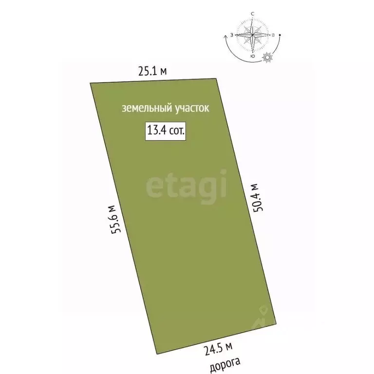 Участок в Забайкальский край, Читинский район, с. Карповка ул. ... - Фото 2