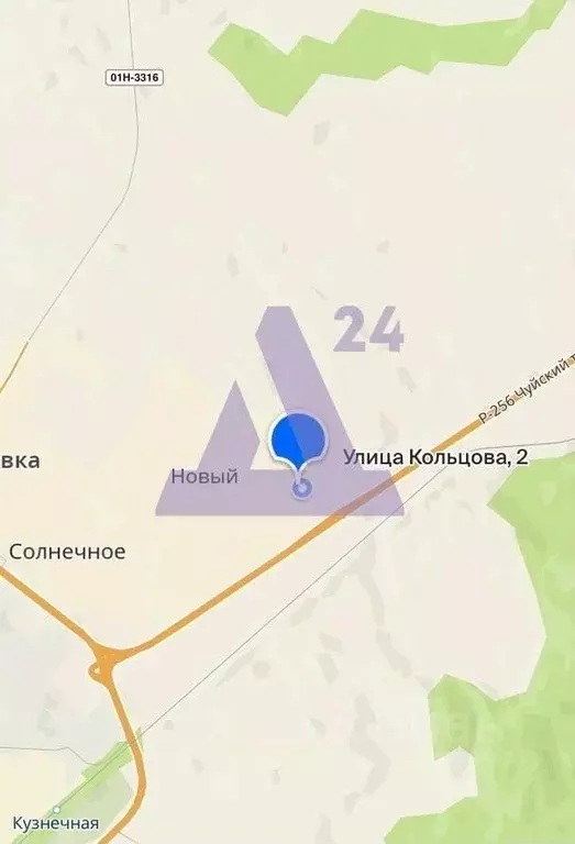 Участок в Алтайский край, Первомайский район, пос. Новый ул. Кольцова, ... - Фото 1