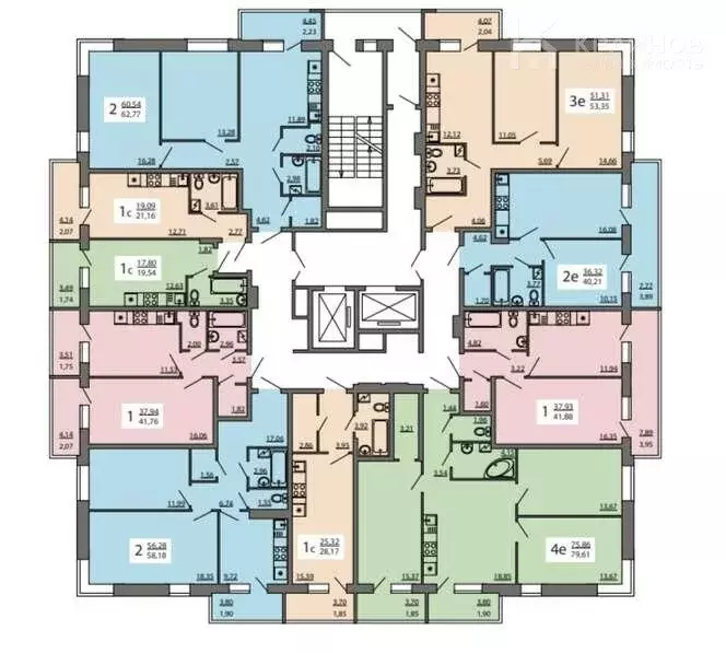 3-комнатная квартира: Воронеж, улица Ворошилова, 63/2 (79.6 м) - Фото 2