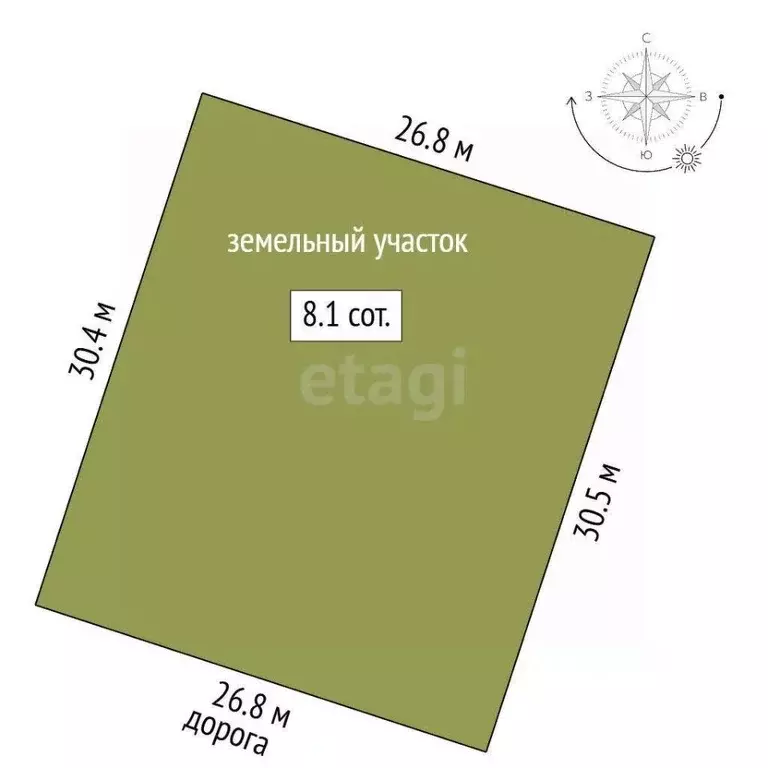 Участок в Саха (Якутия), Якутск Тускул мкр,  (8.0 сот.) - Фото 2