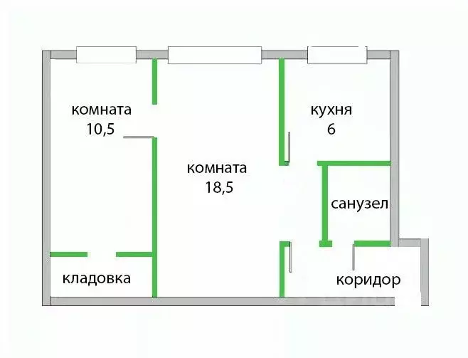 2-к кв. Пермский край, Пермь бул. Гагарина, 93/3 (46.4 м) - Фото 2