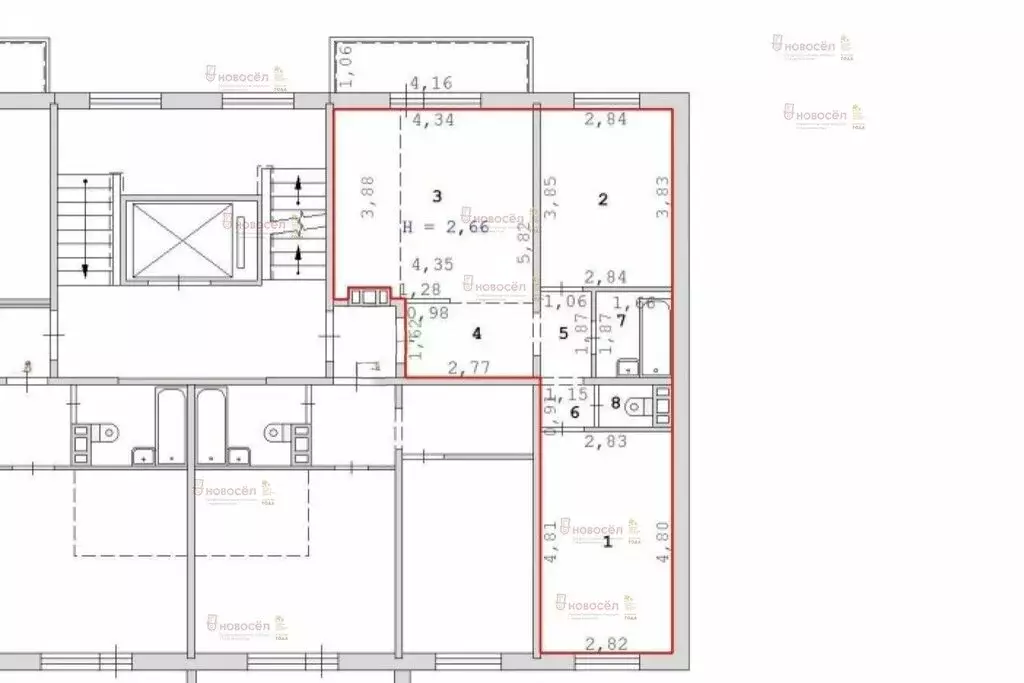 3-комнатная квартира: Екатеринбург, Ракетная улица, 17 (54 м) - Фото 0