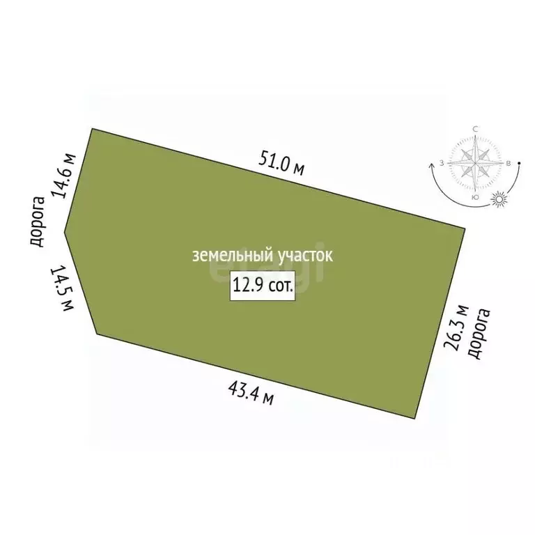 Участок в Костромская область, Кострома Соколиное Гнездо кп,  (12.91 ... - Фото 2