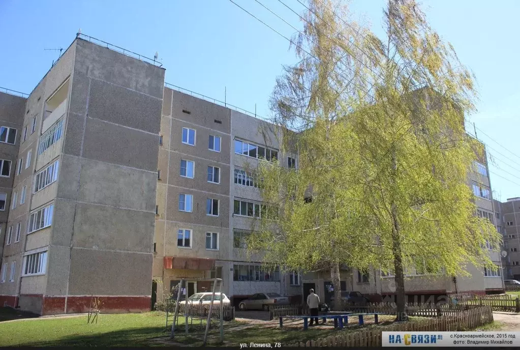Свободной планировки кв. Чувашия, с. Красноармейское ул. Ленина, 78 ... - Фото 1