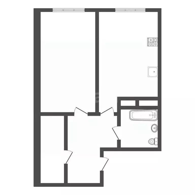 1-к кв. Тульская область, Новомосковск Донская ул., 6Ак2 (51.5 м) - Фото 2