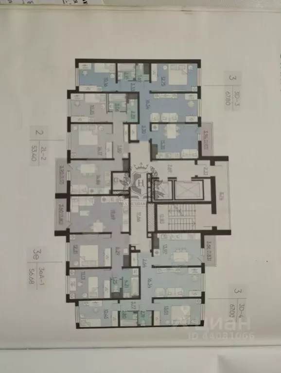 2-к кв. Санкт-Петербург Пискаревский просп., 165к1 (51.9 м) - Фото 1