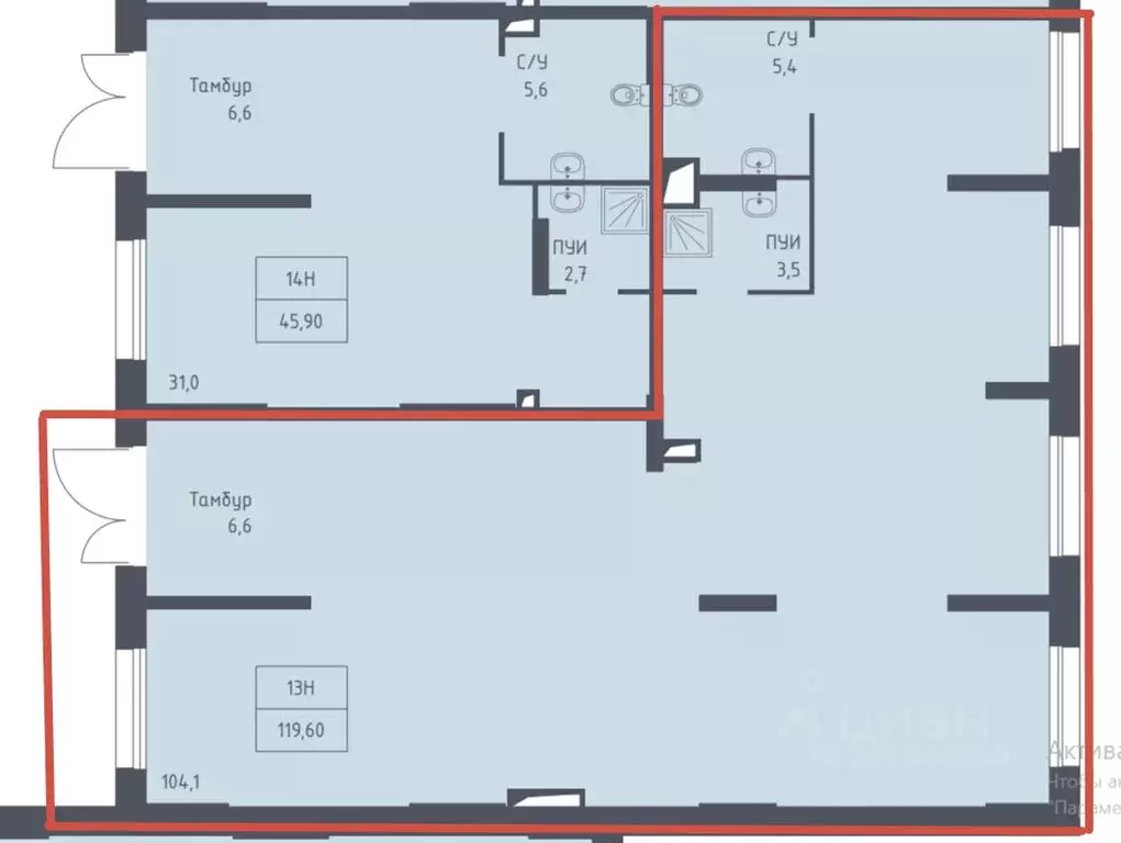 Торговая площадь в Москва Ленинградское ш., 229Вк1 (120 м) - Фото 1