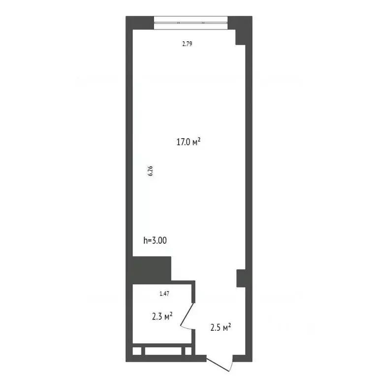 Студия Красноярский край, Красноярск ул. Энергетиков, 73а (21.8 м) - Фото 2