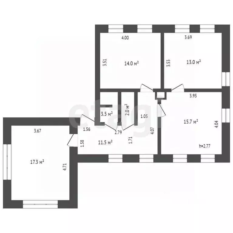 Офис в Ханты-Мансийский АО, Ханты-Мансийск ул. Карла Маркса, 18 (77 м) - Фото 2