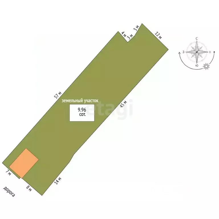 Дом в Алтайский край, Троицкий район, с. Троицкое ул. Льва Толстого, ... - Фото 2