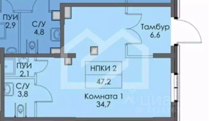 Помещение свободного назначения в Москва Саларьево Парк жилой ... - Фото 1