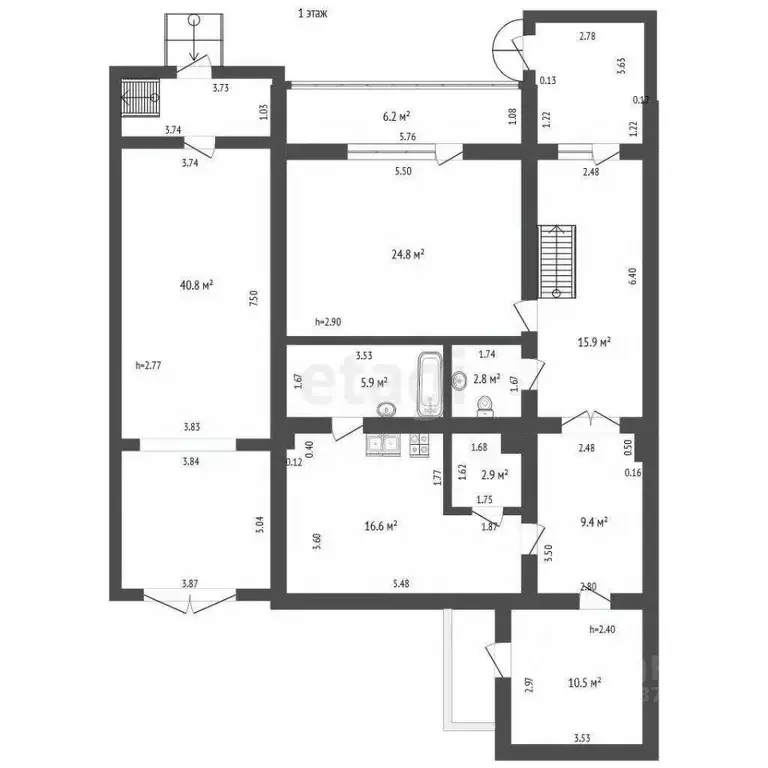 Дом в Орловская область, Орел Поселковая ул., 16 (188 м) - Фото 1