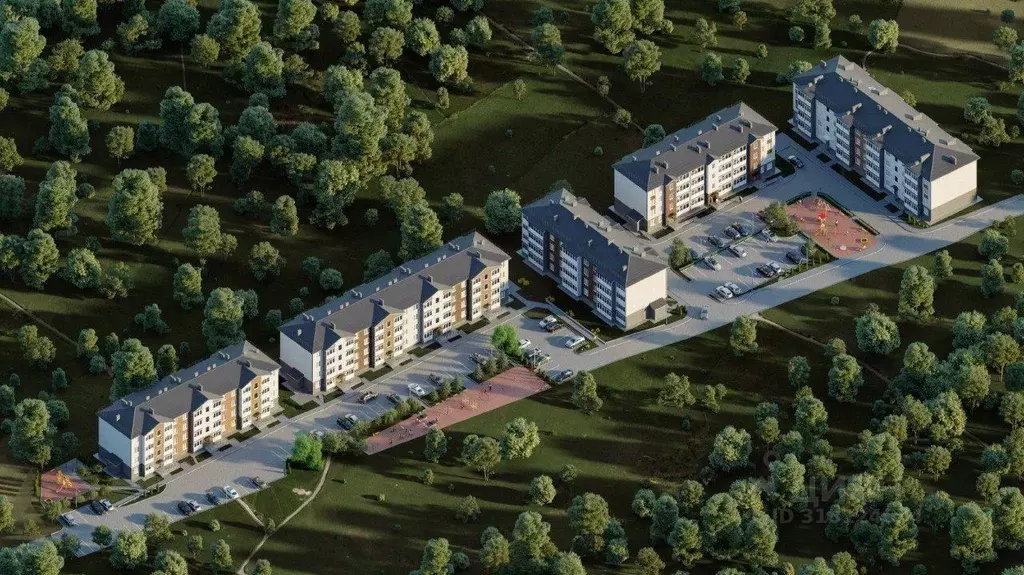 2-к кв. Калининградская область, Гурьевский муниципальный округ, пос. ... - Фото 2