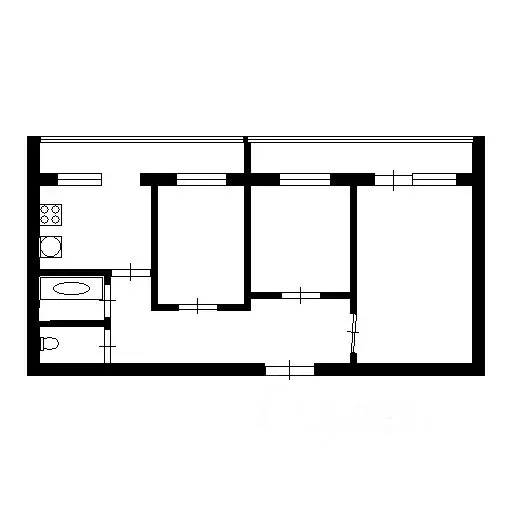 3-к кв. Омская область, Омск ул. Красина, 4 (78.0 м) - Фото 2