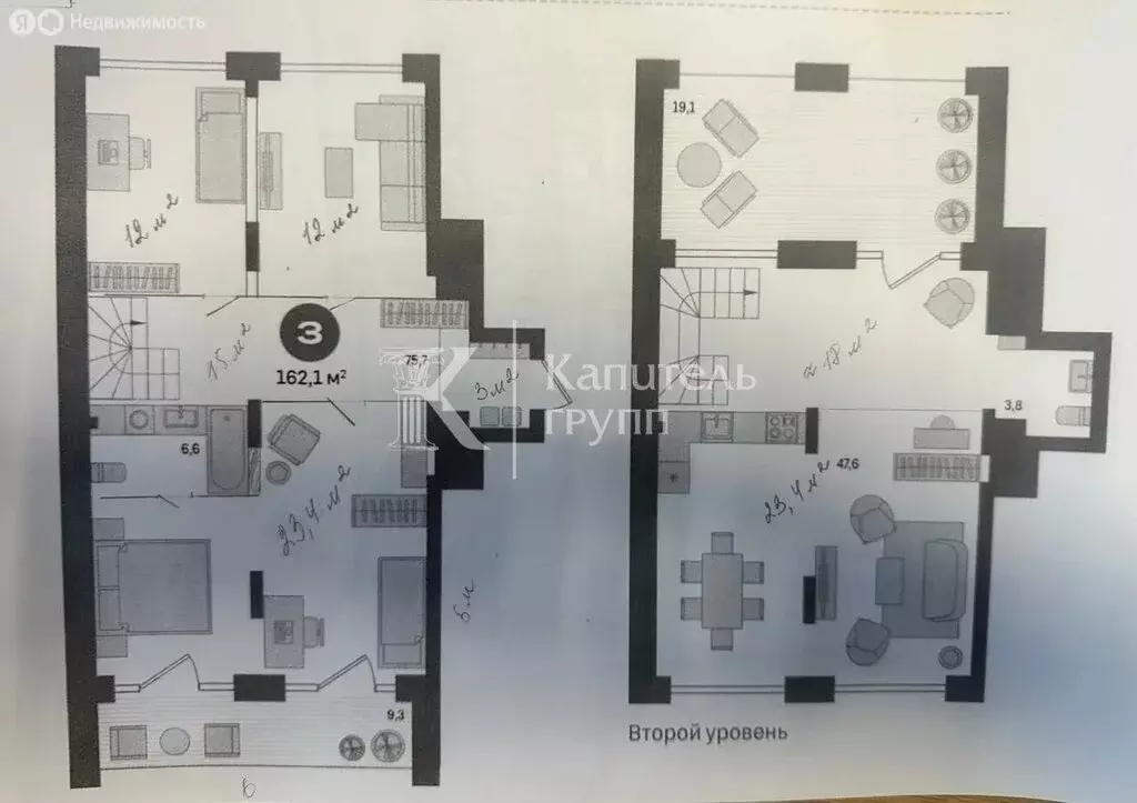 4-комнатная квартира: Тюмень, Причальная улица, 5 (162.2 м) - Фото 2