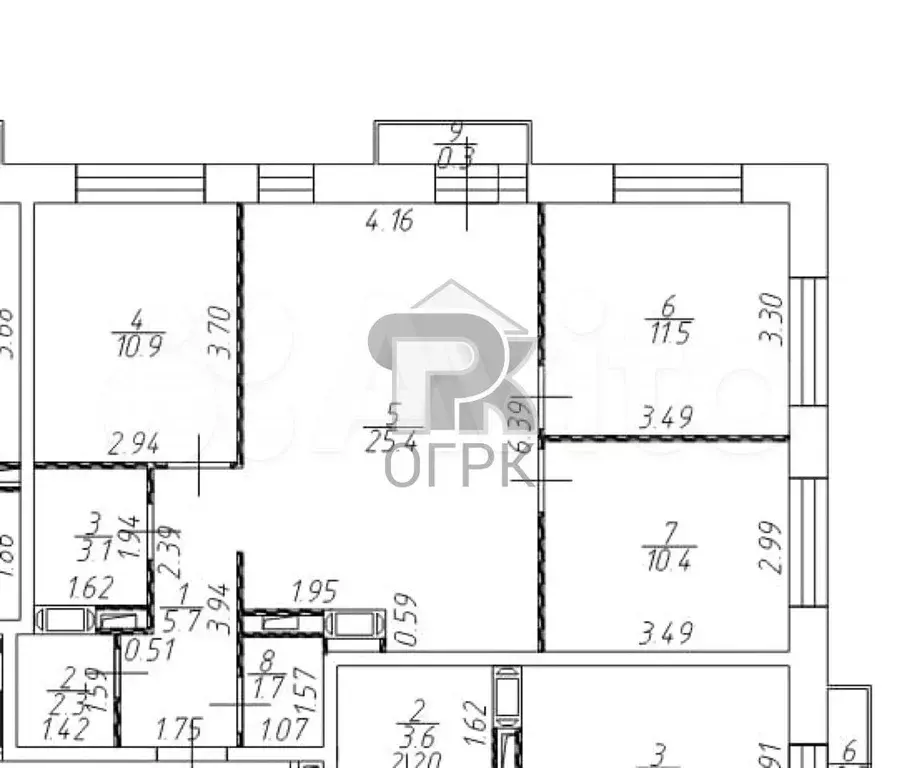 4-к. квартира, 72 м, 5/6 эт. - Фото 0