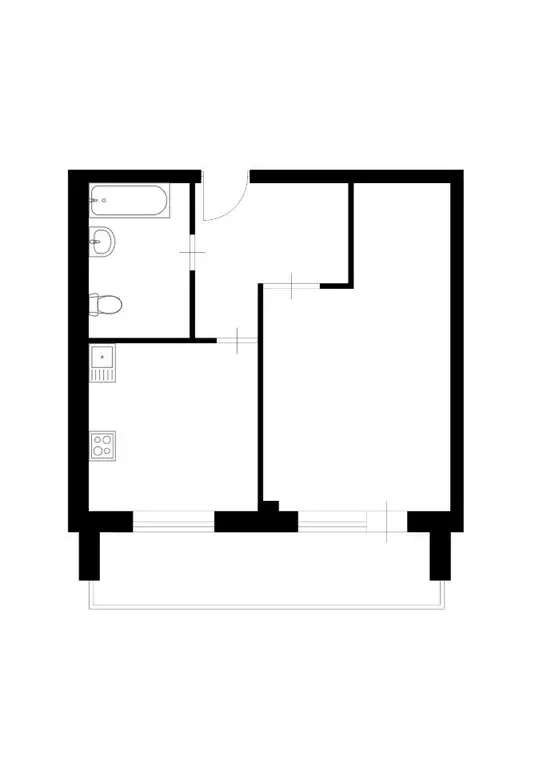 1-к кв. Новосибирская область, Новосибирск ул. Адриена Лежена, 17 ... - Фото 2