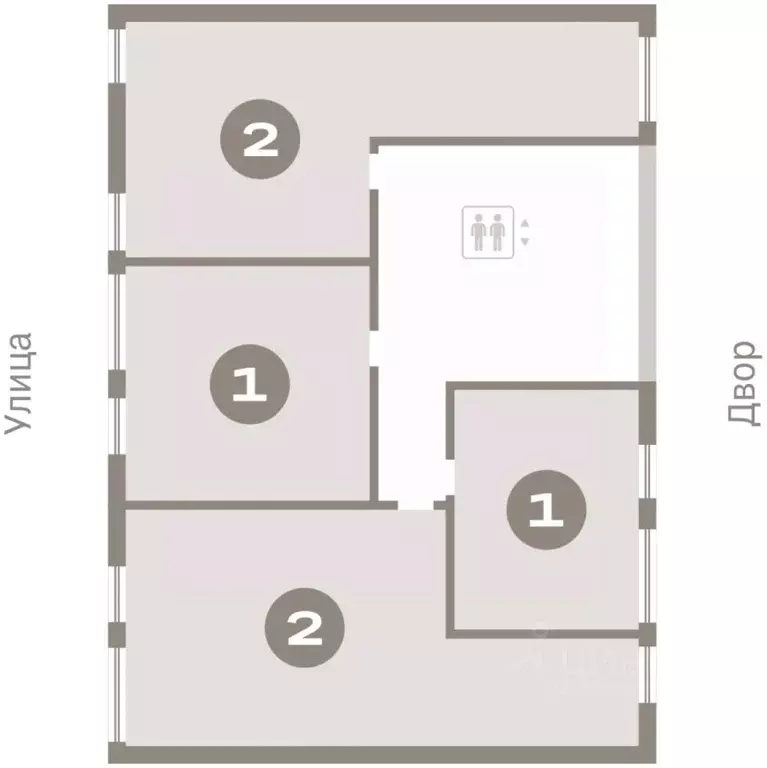 1-к кв. Тюменская область, Тюмень ул. Республики, 205к3 (45.87 м) - Фото 2