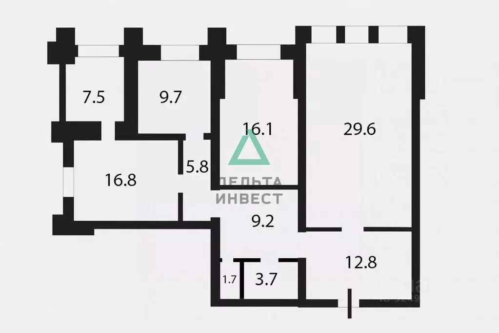 3-к кв. Башкортостан, Уфа ул. Набережная реки Уфы, 1/1 (103.4 м) - Фото 2