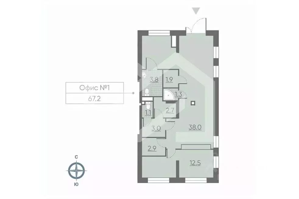 Помещение свободного назначения в Москва Производственная ул., 19к1 ... - Фото 2