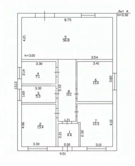 Дом в Краснодарский край, Динской район, с. Красносельское, Молодежный ... - Фото 2