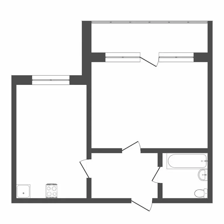 1-комнатная квартира: Тюмень, улица Василия Гольцова, 10 (49.9 м) - Фото 0