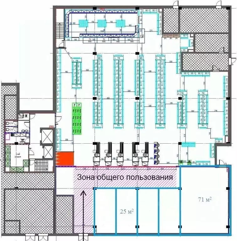 Торговая площадь в Московская область, Мытищи ул. Мира, 26А (25 м) - Фото 1