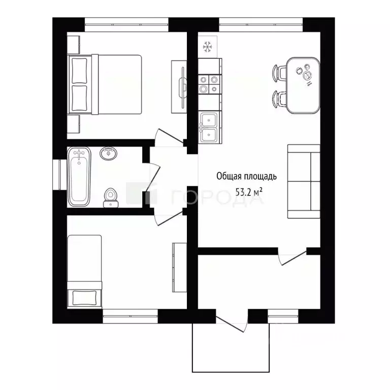 Дом в Новосибирская область, Новосибирский район, с. Плотниково  (53 ... - Фото 2