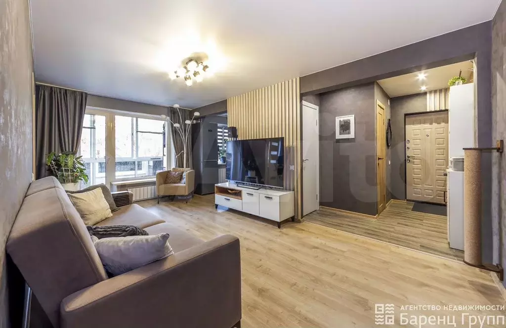 3-к. квартира, 57,1 м, 3/5 эт. - Фото 0