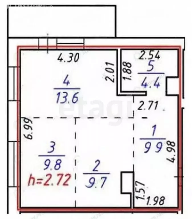 2-комнатная квартира: Иркутск, улица Красных Мадьяр, 14/2 (52.8 м) - Фото 1
