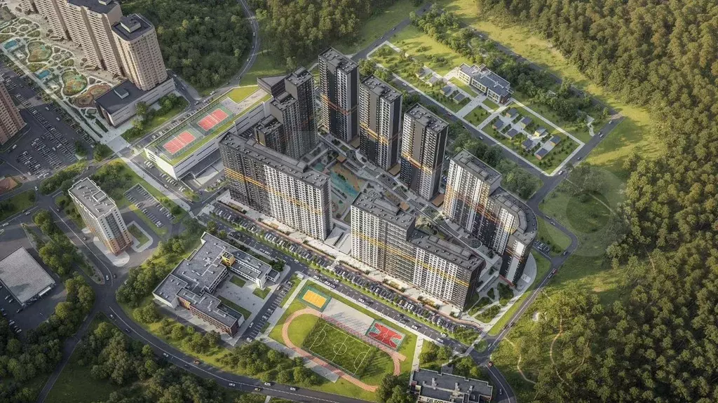 Квартира-студия, 26,9 м, 23/25 эт. - Фото 1