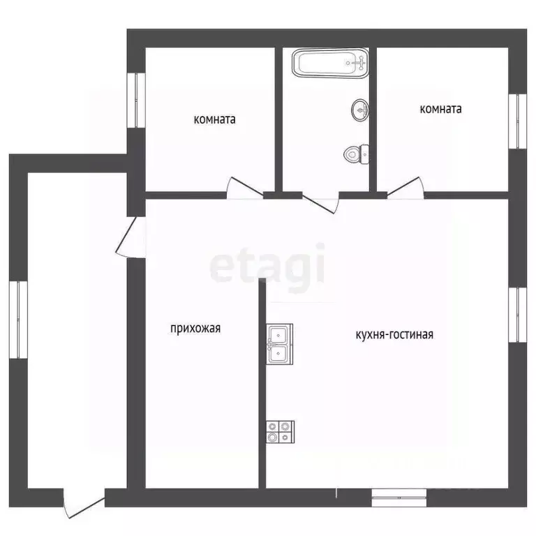 Дом в Тюменская область, Тюменский муниципальный округ, Боровский рп ... - Фото 1